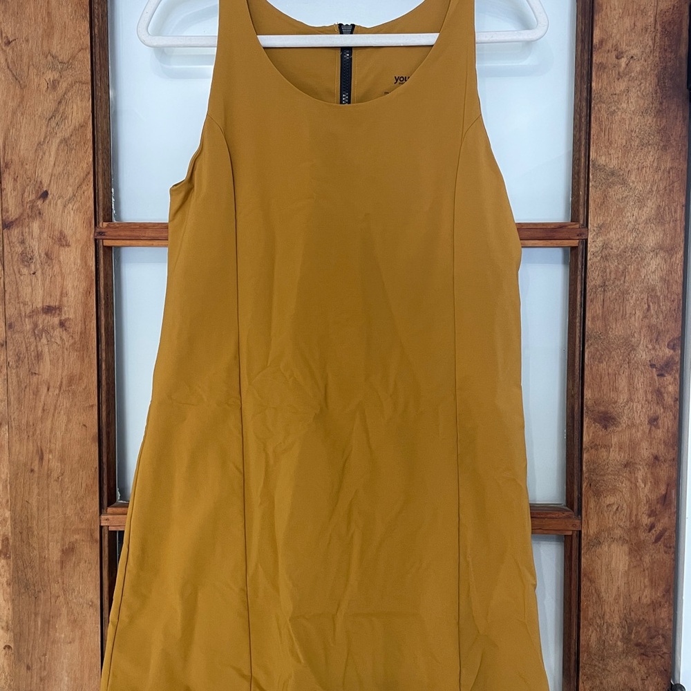 Youer Yellow Sleeveless Dress